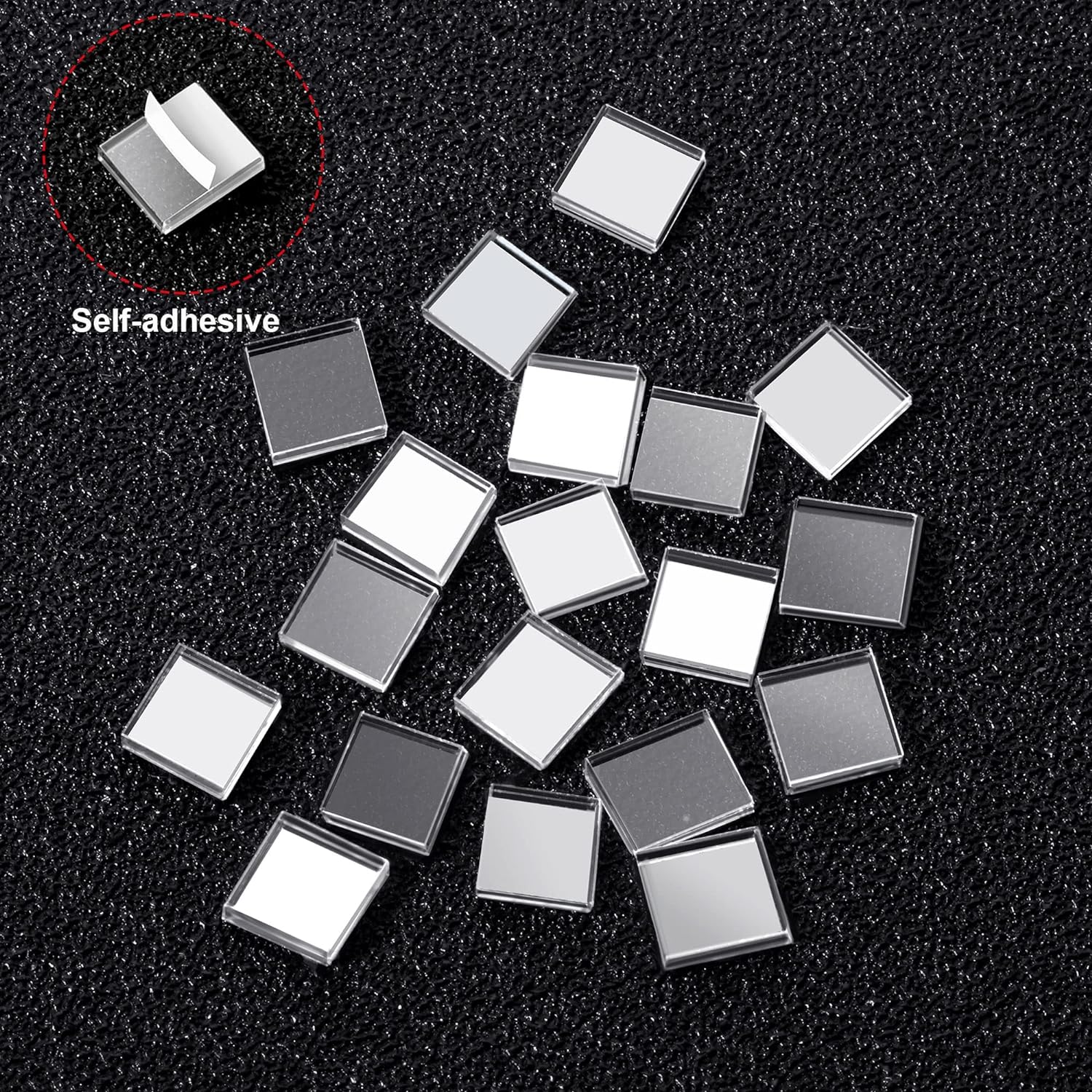 Adhesive Mini Square Glass (2 Pack) - Gallery 11