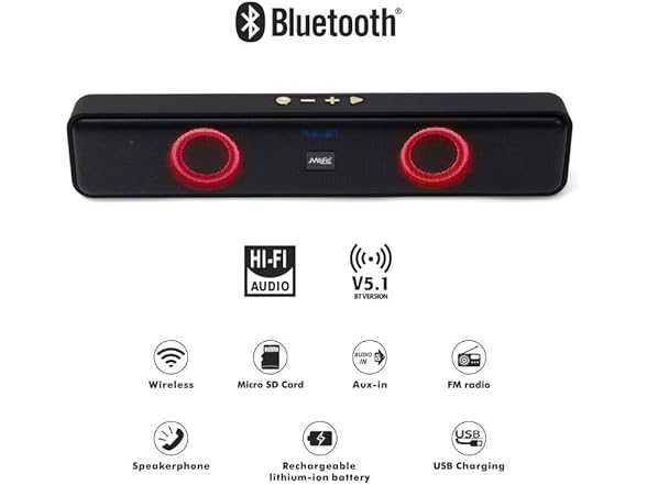 MiLife Portable Bluetooth Speaker