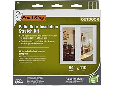 $7.99, Was $22.49, 64% Off! Frost King Outdoor Stretch Window Kit 84in x 110in dealfomo
