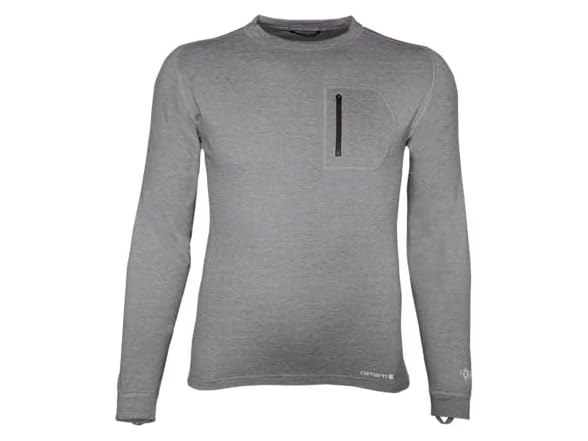 Carhartt Men (L) Mbl110 Force Heavyweight Knit Top