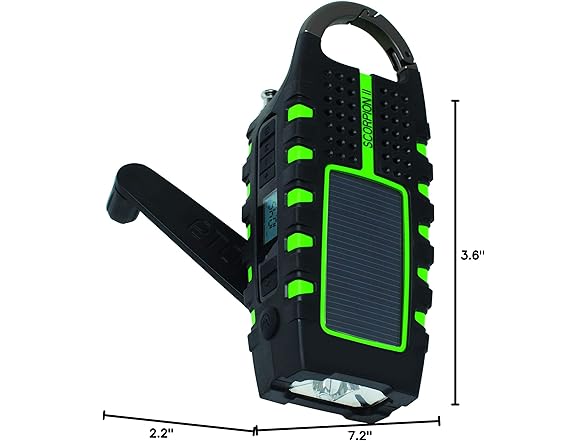 Eton Scorpion II Rugged Multipowered Portable Emergency Weather Radio