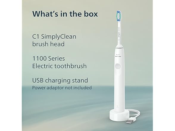 (2-Pack) Sonicare 1100 Series Electric Toothbrush