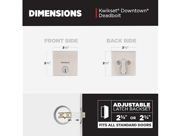 Kwikset Downtown Deadbolt Lock