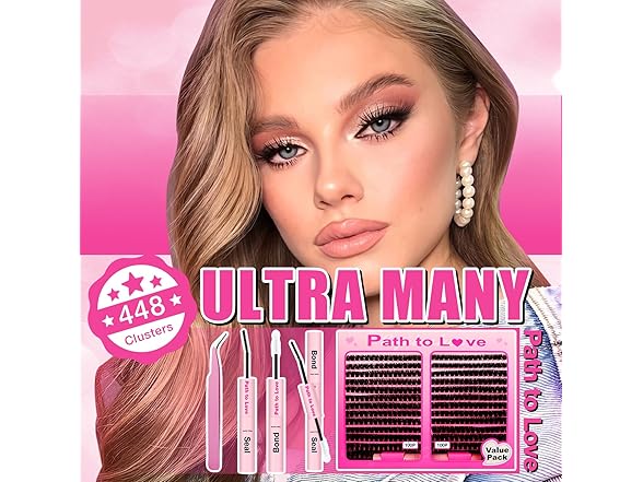 448pcs Lash Clusters Kit