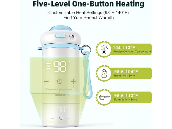 Toolastra Portable Bottle Warmer for Baby