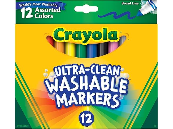 Crayola Broad Line Markers (12 Count)