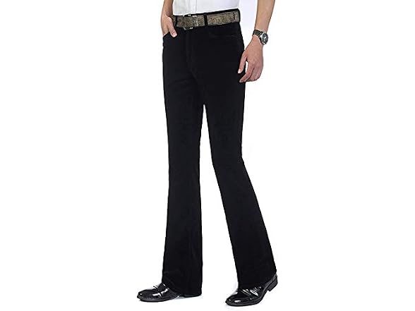 HAORUN Men's (30) Men Corduroy Bell Bottom Flares