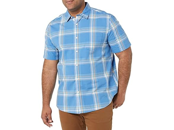 Amazon Essentials Men Short-sleeve Stretch Shirt