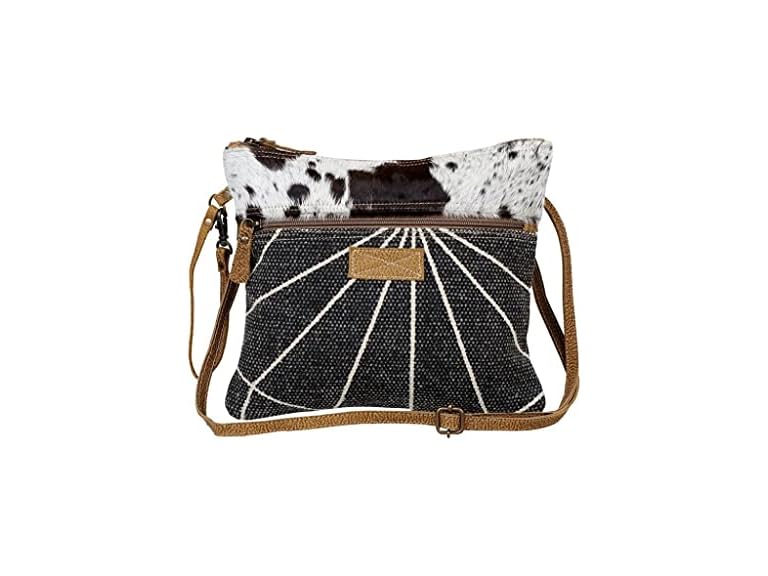 Myra Bag Artless Small & Crossbody 11x9.5 Cow Print Purses