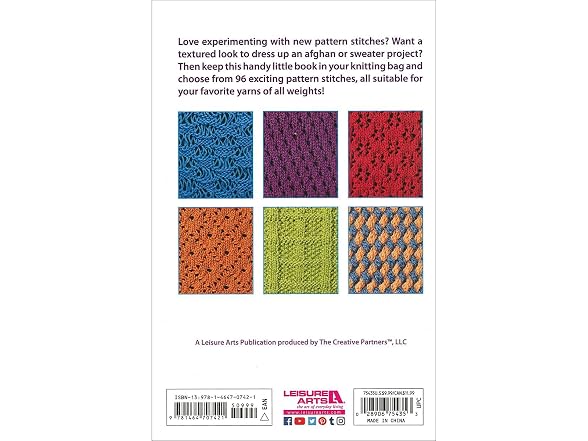 Leisure Arts Knit Stitch Guide