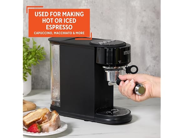 IMUSA 20 Bar Espresso Machine with Milk Frother
