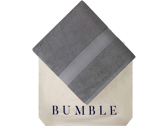 Bumble Combed Cotton Thick Bath Towels- 2PK