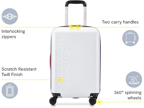 United Colors of Benetton United Hardside Luggage