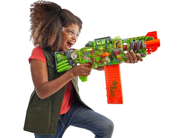 Nerf Zombie Corrupter Dart Blaster, 22  Darts