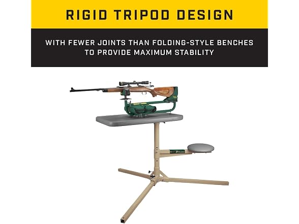 Caldwell Stable Table Shooting Bench, Tripod Frame