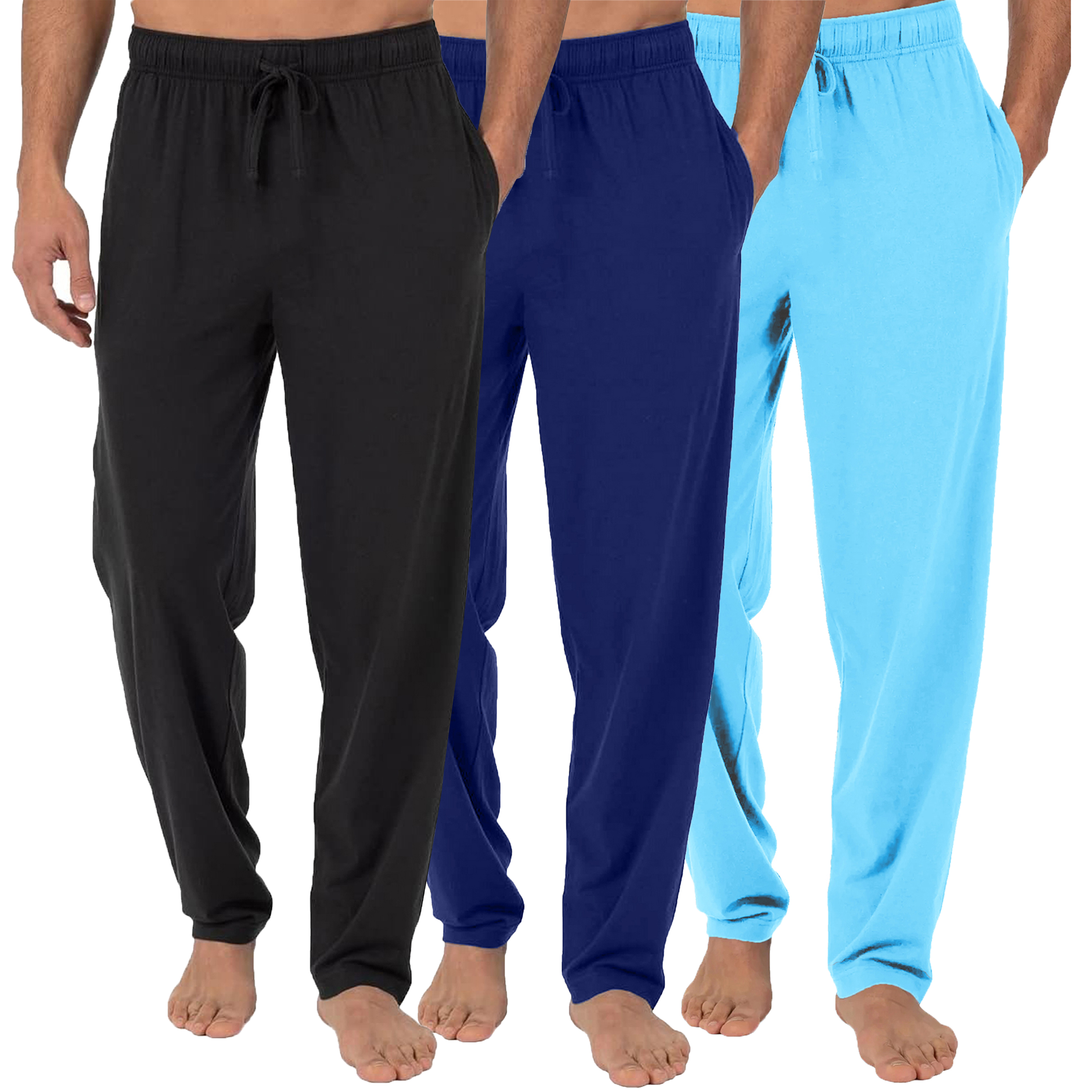 3Pk Mens Classic Lounge Pants - Gallery 10