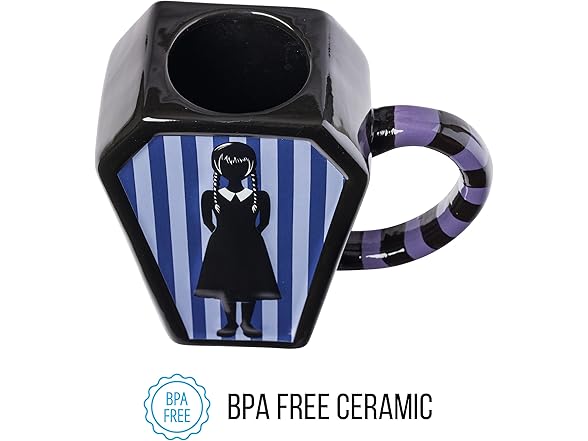 Silver Buffalo Wednesday Addams Ceramic Mug