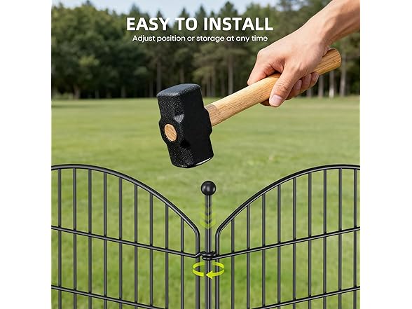 LUCKPRO Garden Fence Panels