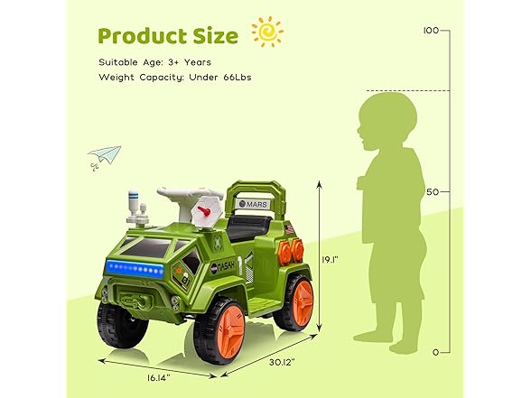 Kids Ride On ATV, Electric Toddlers Ca