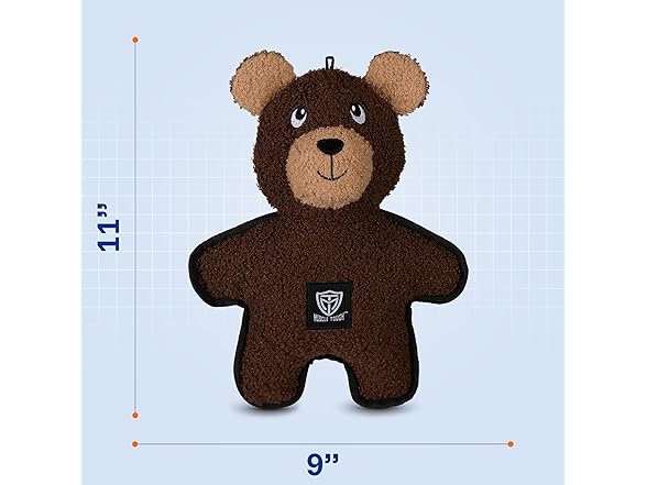 American Kennel Club Plush Dog Toy with Squeaker- Bear