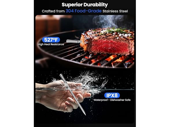 Prograce Wireless Meat Thermometer