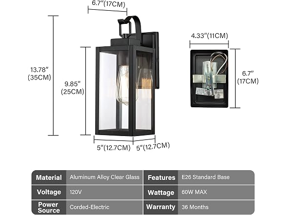 Pia Ricco Outdoor Wall Lights, Matte