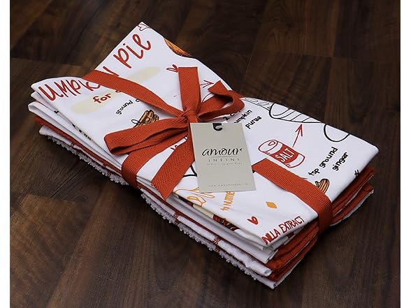 AMOUR INFINI Cotton Kitchen Towels