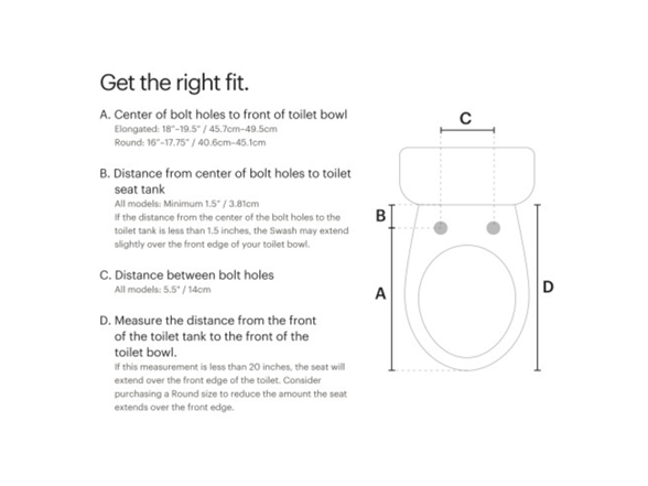 Brondell Swash SE400 Electric Bidet Toilet Seat