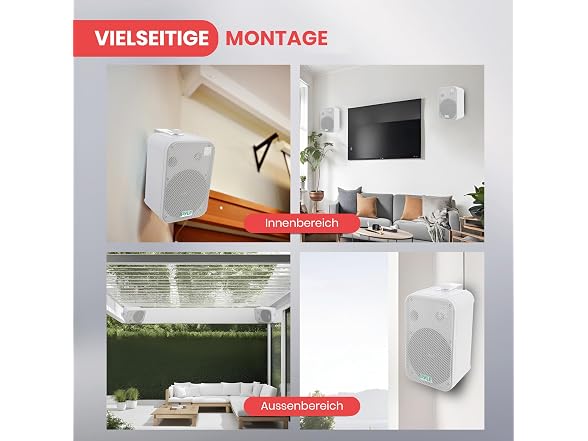 Pyle 6.5" Waterproof Outdoor Speakers (Pair)