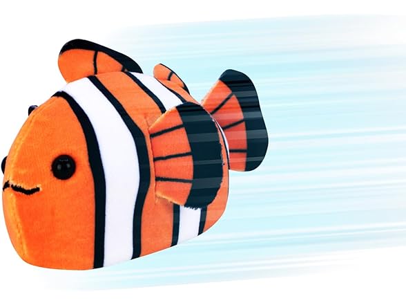 zhuzhu Aquarium Blue Shark and Clown Fish