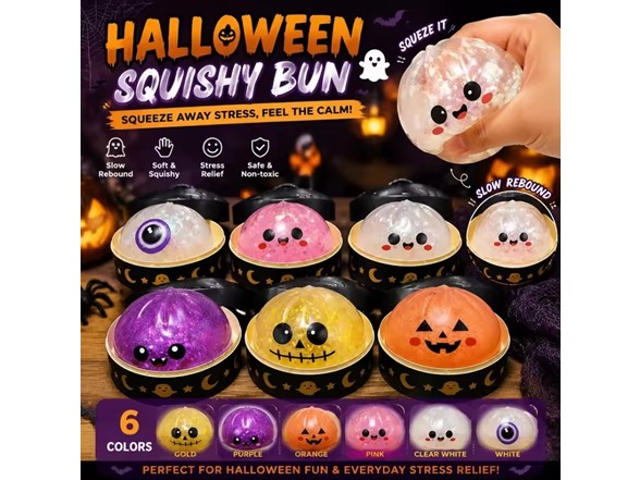 Halloween Squishy Bao 2-Pack Mystery Set