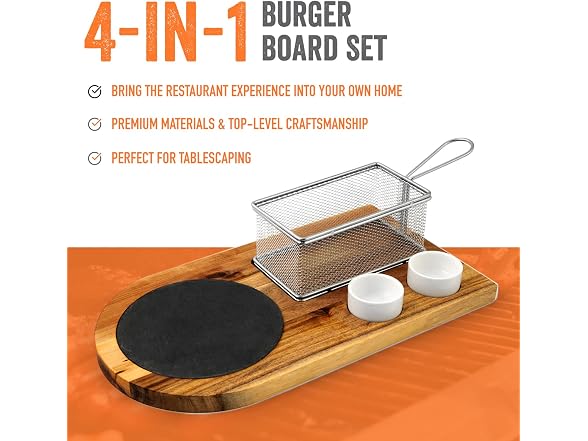 Yukon Glory Burger Serving Set