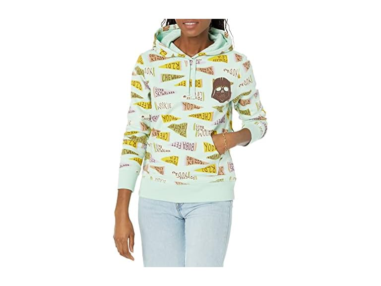 Amazon Essentials Disney Marvel Star Wars Princess Womens Fleece Pullover Hoodie