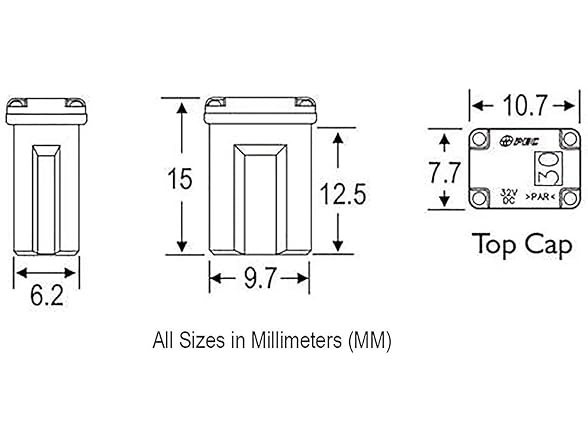 JESUNK 10 Pc Automotive MCASE Mini Box Shaped C