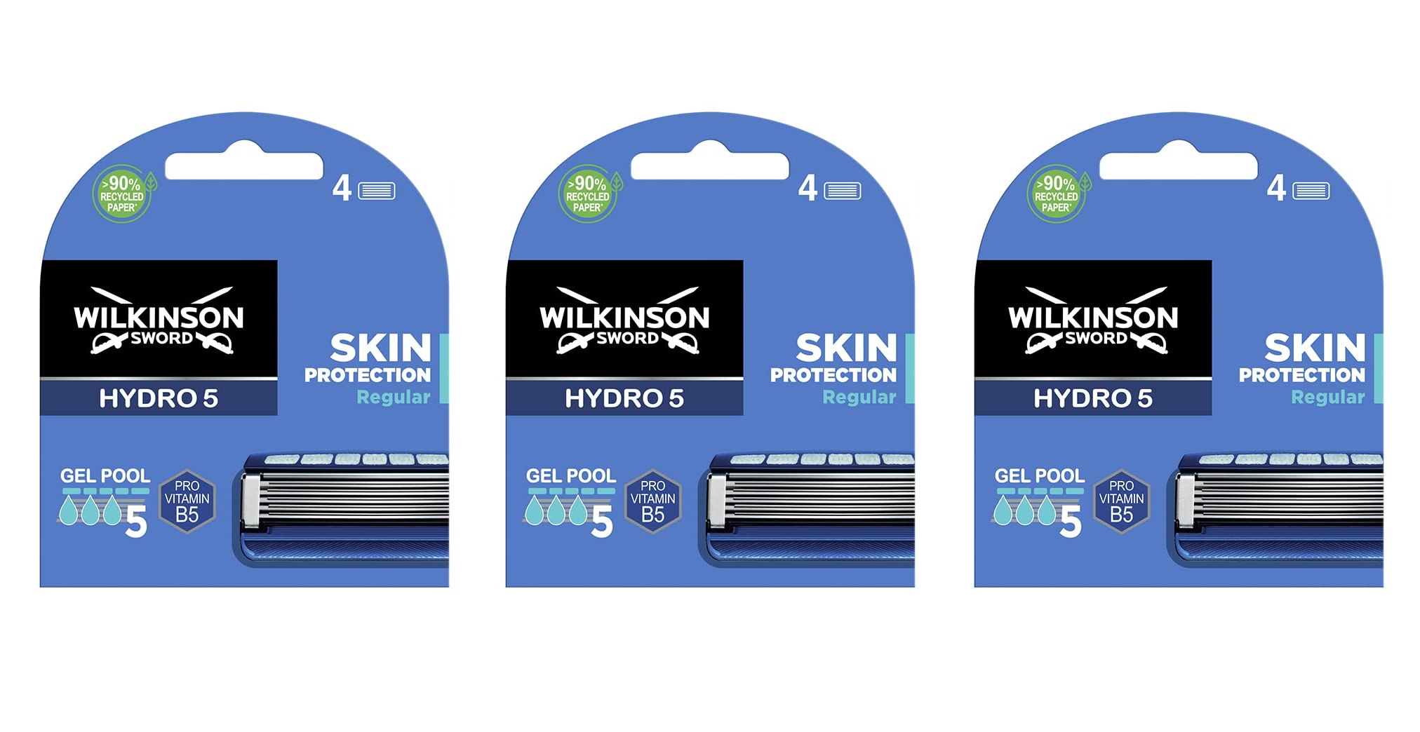 3 PK Hydro 5 Refill Blades - Gallery 2