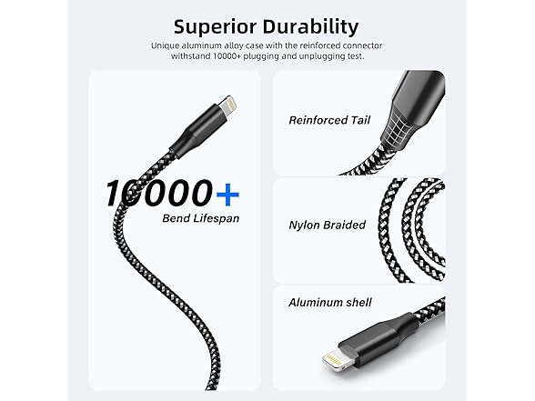 iPhone Charger Fast Charging Cord