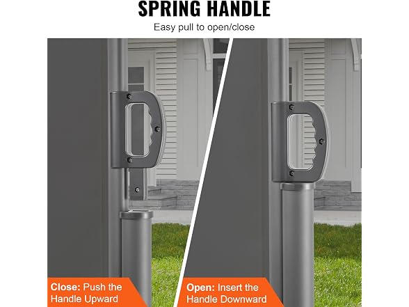 Retractable Side Awning, 63''x 118'' Aluminum