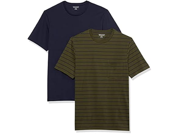 Amazon Essentials Men's T-Shirts, 2PK