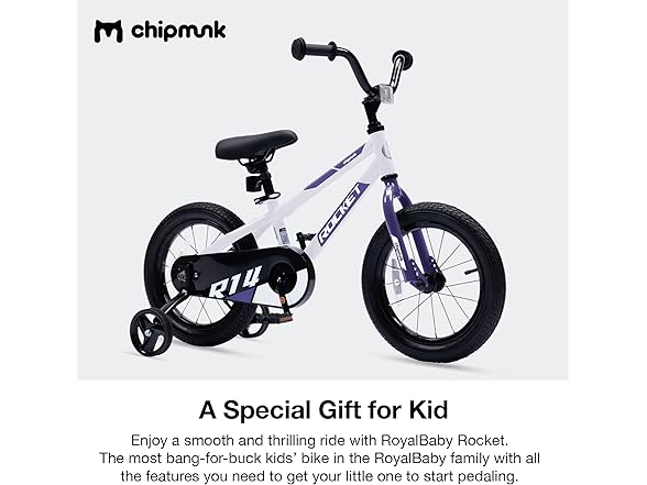 Chipmunk Kids Bike Toddlers 14 Inch Wheel Bicycle