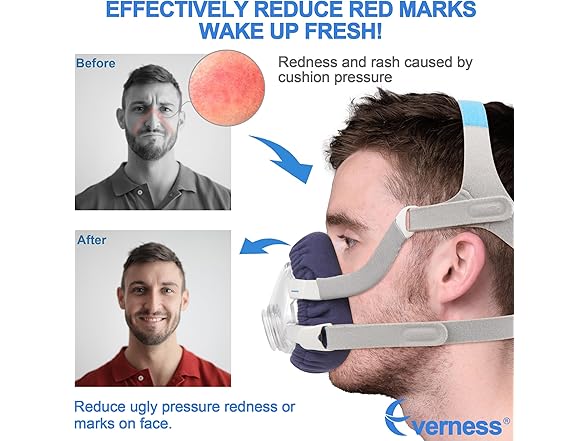 6 Packs Full Face CPAP Mask Liners F20