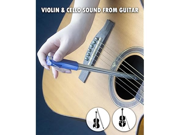 AUPHY  Guitar Bow, AUPHY 2-in-1 Bow