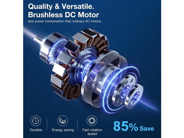 52 LED Ceiling Fan w/ Remote & Light- Choose Color - Gallery 5
