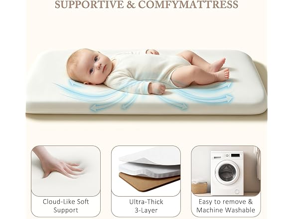 Bolmen Grey Rocking Bassinet Bedside Sleeper