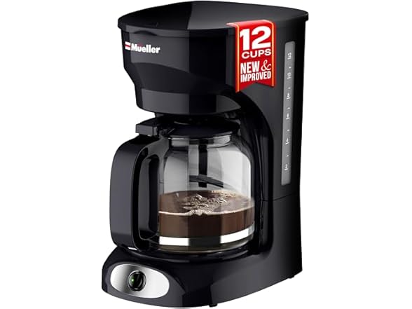 MUELLERHOME Mueller 12-Cup Drip Coffee Maker