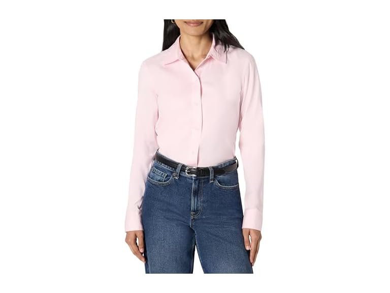 Amazon Essentials Women Slim-fit Stretch Shirt - Gallery 13
