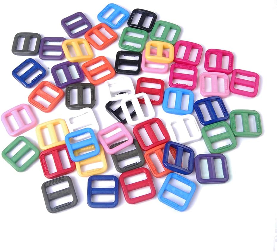 50 PC Plastic Adjust Buckles For Straps - Gallery 4