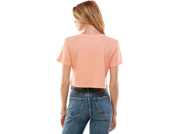 Loving People Women (S) 100% Cotton Crop T-Shirt