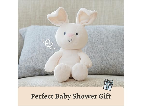 GUND Baby Peek-a-Boo Flora Bunny Plush