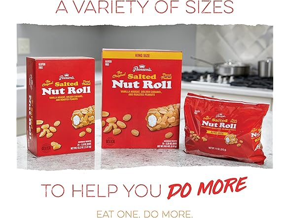 24PK Pearson's Original Salted Nut Roll | Peanut