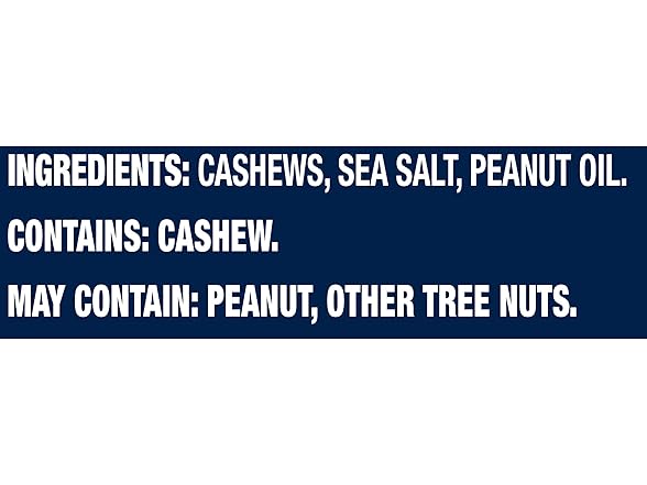 PLANTERS Deluxe Salted Whole Cashews, 2.25oz Can